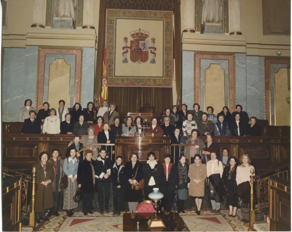 Visita al Congreso de los diputados. Años 90